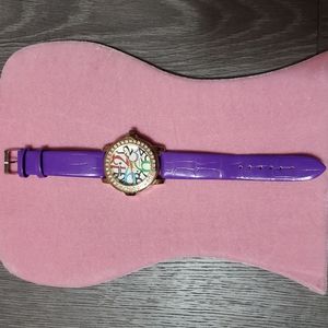 Purple and Gold Watch